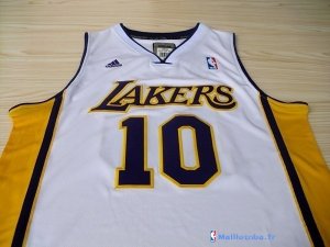 Maillot NBA Pas Cher Los Angeles Lakers Steve Nash 10 Blanc