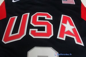 Maillot NBA Pas Cher USA 2008 James 6 Noir