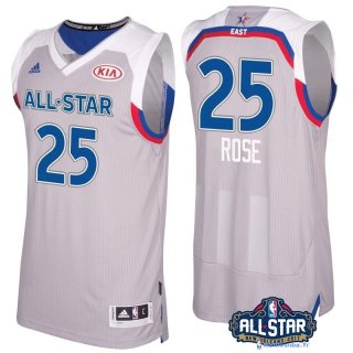 Maillot NBA Pas Cher All Star 2017 Derrick Rose 25 Gray