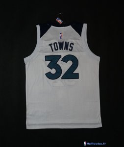 Maillot NBA Pas Cher Minnesota Timberwolves Karl Anthony Towns 32 Blanc 2017/18