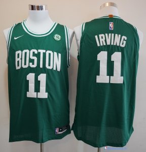 Maillot NBA Pas Cher Boston Celtics Kyrie Irving 11 Vert 2017/18