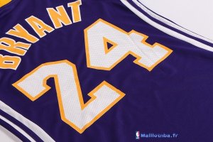 Maillot NBA Pas Cher Los Angeles Lakers Femme Kobe Bryant 24 Pourpre