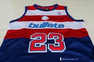 Maillot NBA Pas Cher Washington Wizards Michael Jordan 23 Retro Bleu