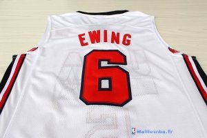 Maillot NBA Pas Cher USA 1992 Patrick Ewing 6 Blanc