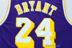Maillot NBA Pas Cher Los Angeles Lakers Kobe Bryant 24 Retro Pourpre