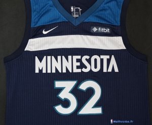 Maillot NBA Pas Cher Minnesota Timberwolves Karl Anthony Towns 32 Marine 2017/18