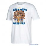 Maillot NBA Pas Cher Golden State Warriors Champions 2017 Blanc