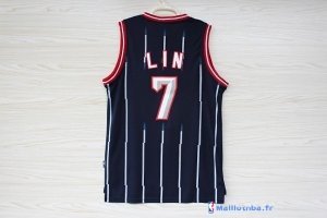 Maillot NBA Pas Cher Houston Rockets Jeremy Lin 7 Retro Bleu