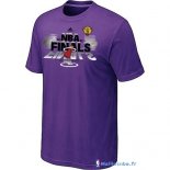 T-Shirt NBA Pas Cher Miami Heat Pourpre 1