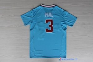 Maillot NBA Pas Cher Los Angeles Clippers Chris Paul 3 Bleu MC