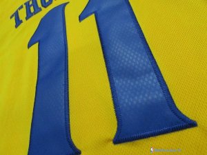 Maillot NBA Pas Cher Golden State Warriors Klay Thompson 11 Jaune MC