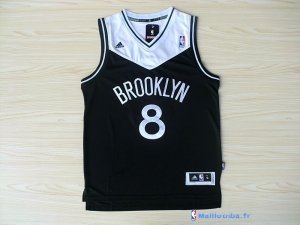 Maillot NBA Pas Cher Brooklyn Nets Deron Michael Williams 8 Noir Blanc