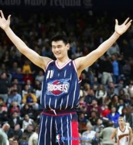 Maillot NBA Pas Cher Houston Rockets Yao Ming 11 Retro Bleu