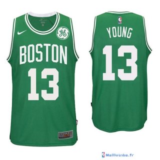 Maillot NBA Pas Cher Boston Celtics James Young 13 Vert 2017/18