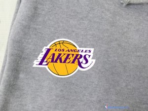 Survetement Pantalon NBA Pas Cher Los Angeles Lakers Gris