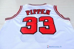 Maillot NBA Pas Cher Chicago Bulls Scottie Pippen 33 Blanc