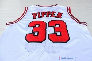 Maillot NBA Pas Cher Chicago Bulls Scottie Pippen 33 Blanc