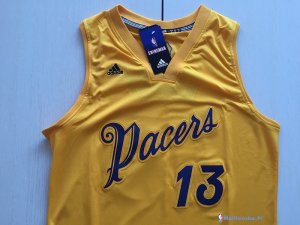 Maillot NBA Pas Cher Noël Indiana Pacers Paul George 13 Jaune