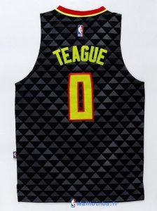 Maillot NBA Pas Cher Atlanta Hawks Jeff Teague 0 Noir