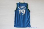 Maillot NBA Pas Cher Minnesota Timberwolves Sam Cassell 19 Retro Bleu