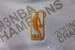 Maillot NBA Pas Cher Miami Heat Dwyane Wade 3 Blanc Or