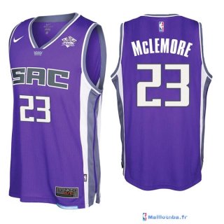 Maillot NBA Pas Cher Sacramento Kings Ben Mclemore 23 Purpura 2017/18