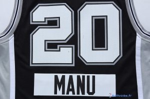 Maillot NBA Pas Cher Noël San Antonio Spurs Manu 20 Noir
