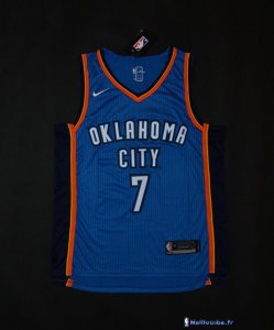 Maillot NBA Pas Cher Oklahoma City Thunder Carmelo Anthony 7 Bleu Icon 2017/18