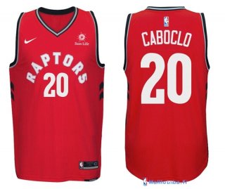 Maillot NBA Pas Cher Toronto Raptors Bruno Caboclo 20 Rouge 2017/18