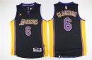 Maillot NBA Pas Cher Los Angeles Lakers Jordan Clarkson 6 Noir