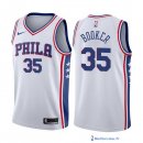 Maillot NBA Pas Cher Philadelphia Sixers Trevor Booker 35 Blanc Association 2017/18