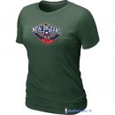 T-Shirt NBA Pas Cher Femme New Orleans Pelicans Vert Sombre