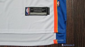 Maillot NBA Pas Cher Oklahoma City Thunder Russell Westbrook 0 Blanc Association 2017/18