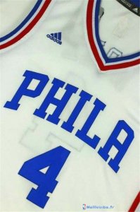 Maillot NBA Pas Cher Philadelphia Sixers Nerlens Noel 4 Blanc