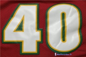 Maillot NBA Pas Cher Seattle Supersonics Shawn Kemp 40 Retro Rouge