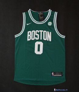 Maillot NBA Pas Cher Boston Celtics Jayson Tatum 0 Vert 2017/18