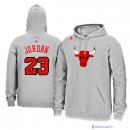 Sweat Capuche NBA Chicago Bulls Michael Jordan 23 Gris