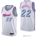 Maillot NBA Pas Cher Miami Heat Erik McCree 22 Nike Blanc Ville 2017/18