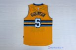 Maillot NBA Pas Cher Denver Nuggets Nate Robinson 5 Jaune