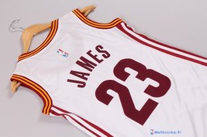 Maillot NBA Pas Cher Cleveland Cavaliers Femme LeBron James 23 Blanc