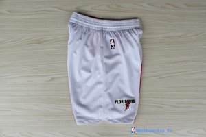 Pantalon NBA Pas Cher Miami Heat Floridians Retro Blanc