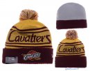 Tricoter un Bonnet NBA Cleveland Cavaliers 2016 Jaune Rouge