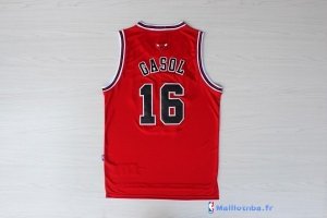 Maillot NBA Pas Cher Chicago Bulls Pau Gasol 16 Rouge