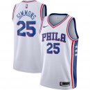 Philadelphia 76ers Ben Simmons Nike White 2019/2020 Swingman Jersey - Association Edition