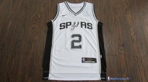 Maillot NBA Pas Cher San Antonio Spurs Kawhi Leonard 2 Blanc Association 2017/18