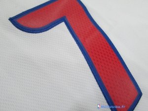 Maillot NBA Pas Cher Detroit Pistons Brandon Jennings 7 Blanc