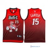 Maillot NBA Pas Cher Toronto Raptors Vince Carter 15 Retro Rouge