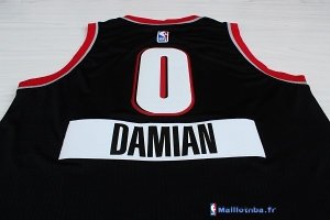 Maillot NBA Pas Cher Noël Portland Trail Blazers Damian 0 Noir