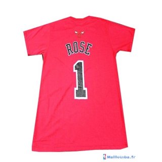 Maillot NBA Pas Cher ML Chicago Bulls Rose 1 Rouge