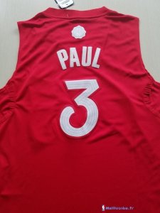 Maillot NBA Pas Cher Noël Los Angeles Clippers Chris Paul 3 Rouge